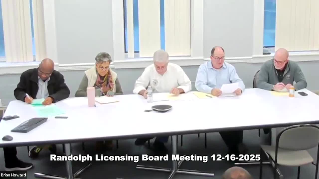 Thumbnail image for Licensing Board 12-16-2025