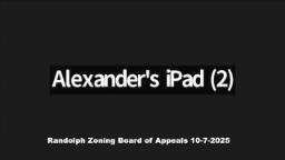 Thumbnail image for Zoning Board of Appeals 10-7-2025