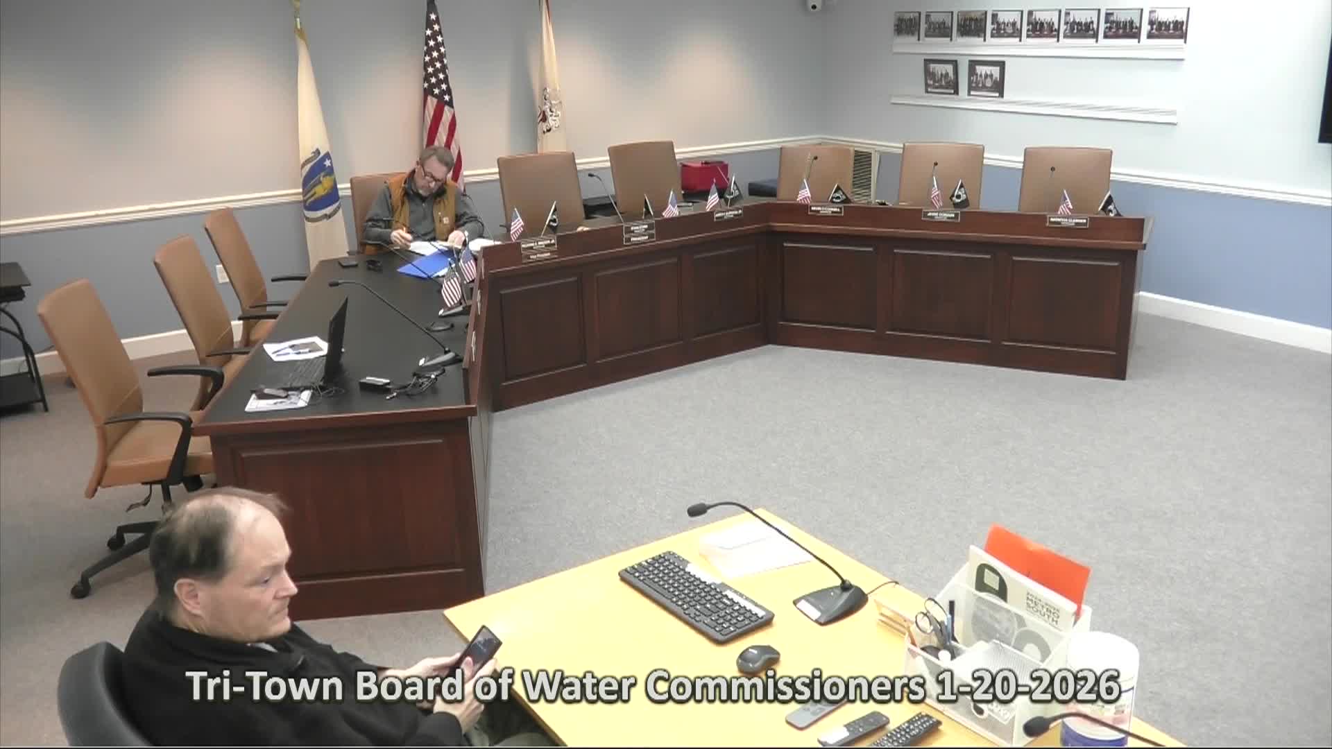 Thumbnail image for TriTown Board of Water Commissioners 1-20-2026