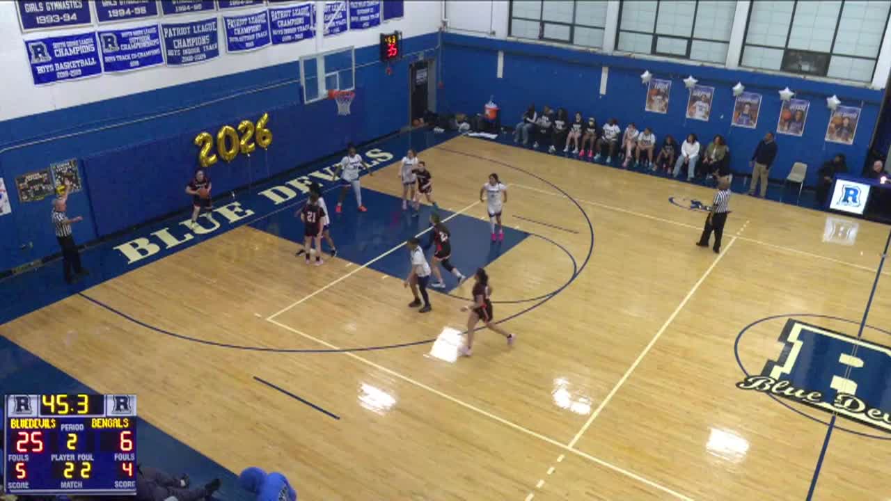 Thumbnail image for RHS Girls Varsity Basketball vs. Diman 2-12-2026