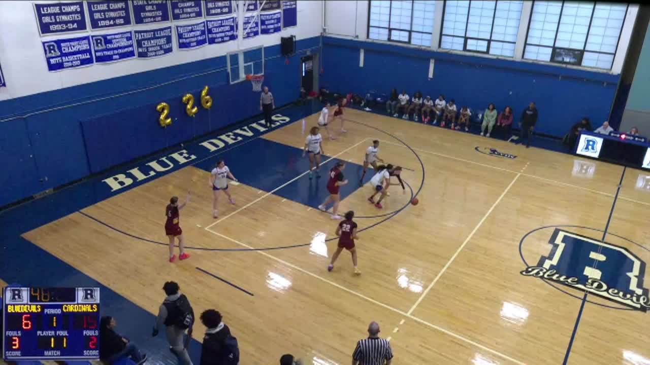 Thumbnail image for RHS Girls Varsity Basketball vs. Cardinal Spellman 2-13-2026