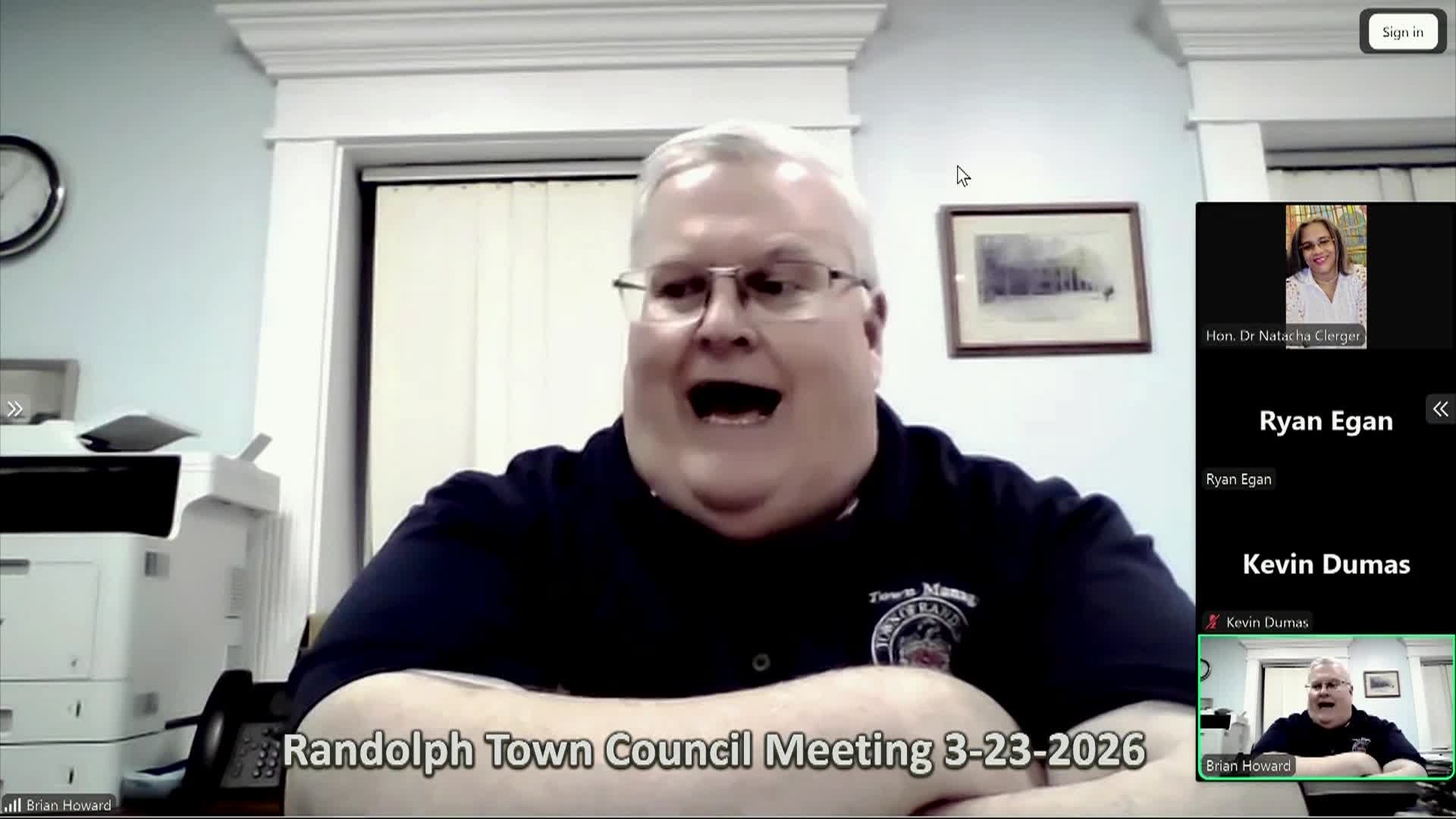 Thumbnail image for Town Council Meeting 3-23-2026