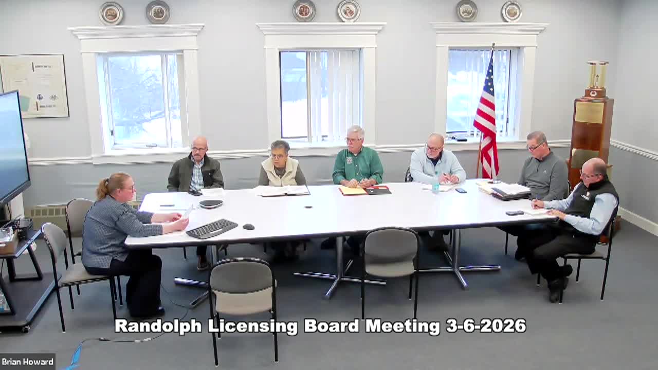 Thumbnail image for Licensing Board 3-6-2026