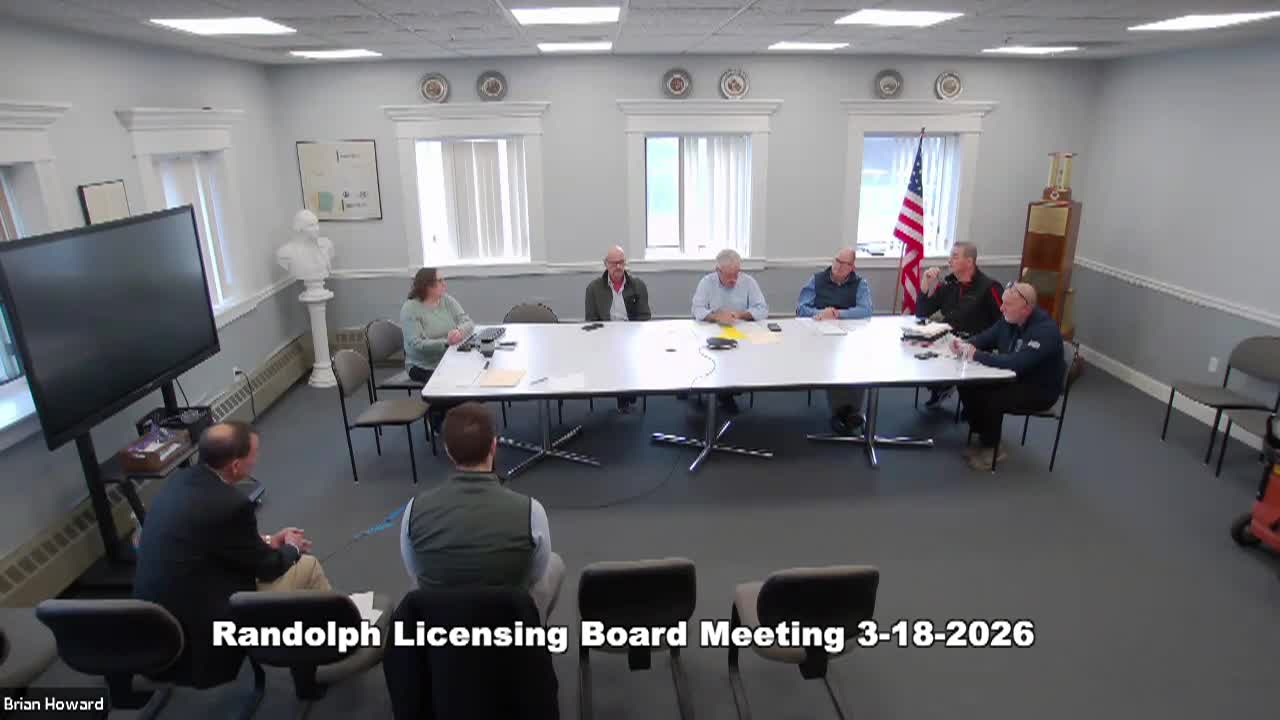 Thumbnail image for Licensing Board 3-18-2026