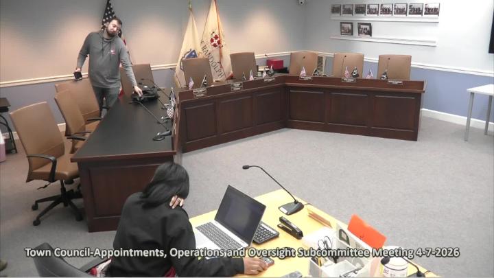 Thumbnail image for Town Council-Appointments, Operations and Oversight Subcommittee 4-7-2026