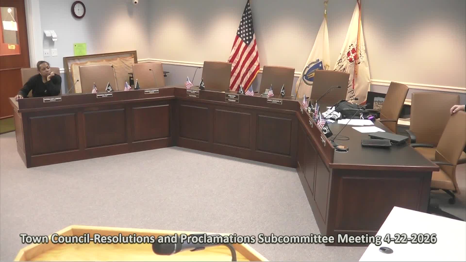 Thumbnail image for Town Council-Resolutions and Proclamations Subcommittee 4-22-2026