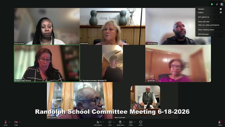 Thumbnail image for School Committee Meeting 6-18-2026