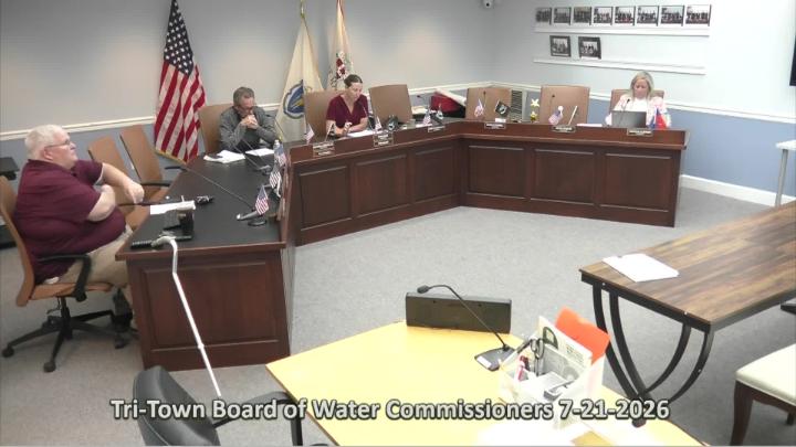 Thumbnail image for TriTown Board of Water Commissioners 7-21-2026