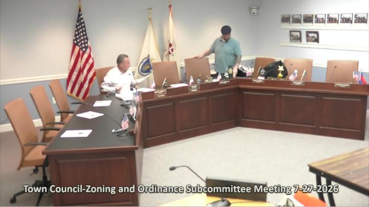 Thumbnail image for Town Council-Zoning and Ordinance Subcommittee 7-27-2026