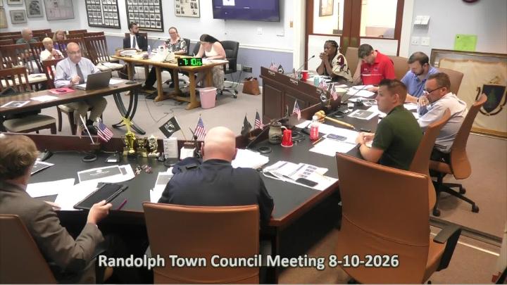 Thumbnail image for Town Council Meeting 8-10-2026