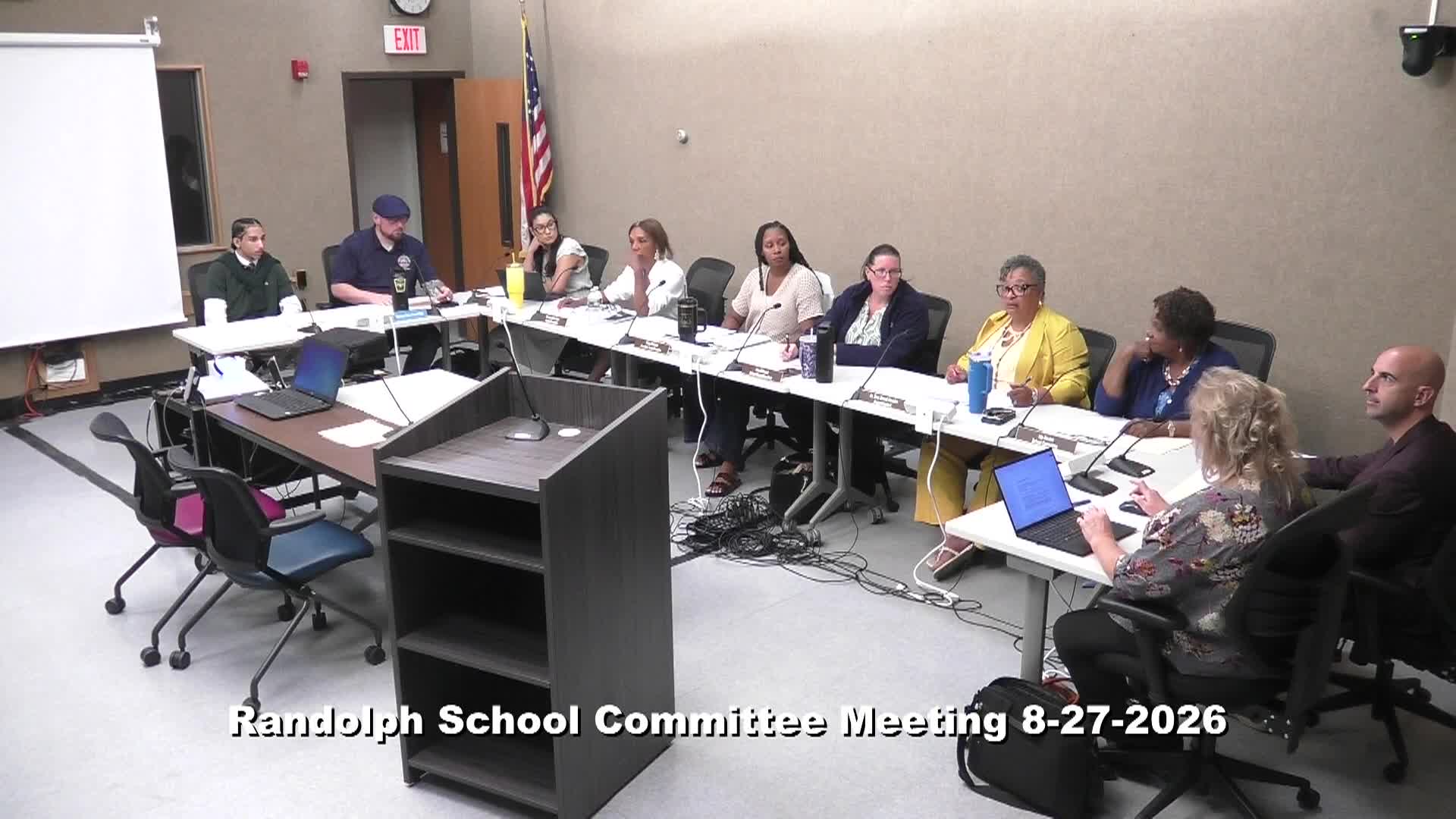 Thumbnail image for School Committee Meeting 8-27-2026