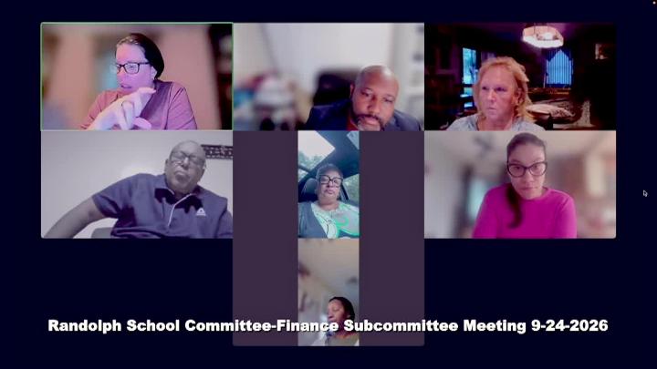 Thumbnail image for School Committee-Finance Subcommittee 9-24-2026