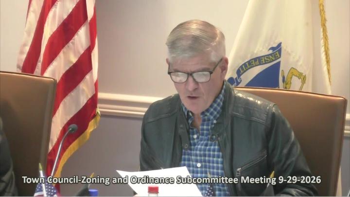 Thumbnail image for Town Council-Zoning and Ordinance Subcommittee 9-29-2026
