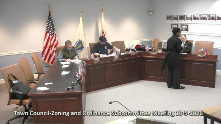 Thumbnail image for Town Council-Zoning and Ordinance Subcommittee 10-5-2026