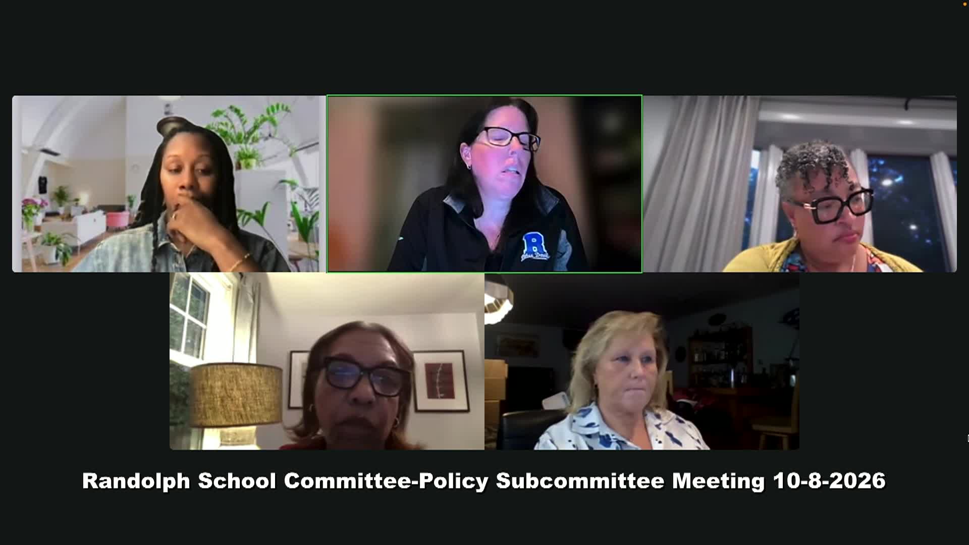 Thumbnail image for School Committee-Policy Subcommittee 10-8-2026