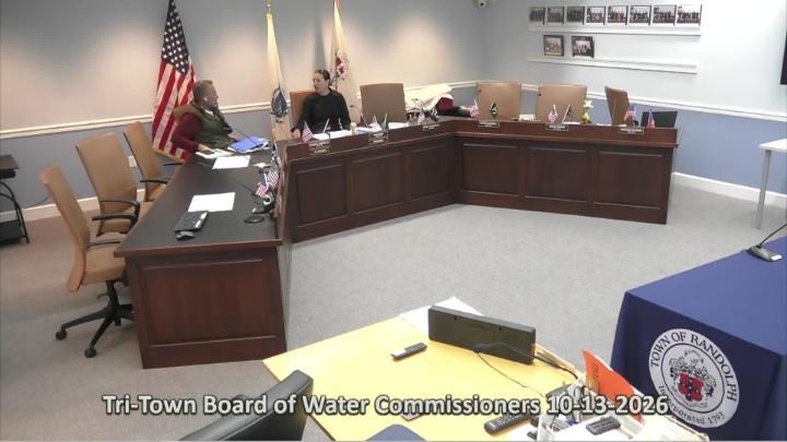 Thumbnail image for TriTown Board of Water Commissioners 10-13-2026